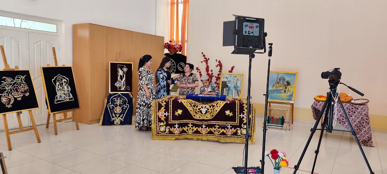 “O‘zbekiston tarixi” telekanalida Amaliy san’at bo‘limi ijodi taqdim etildi